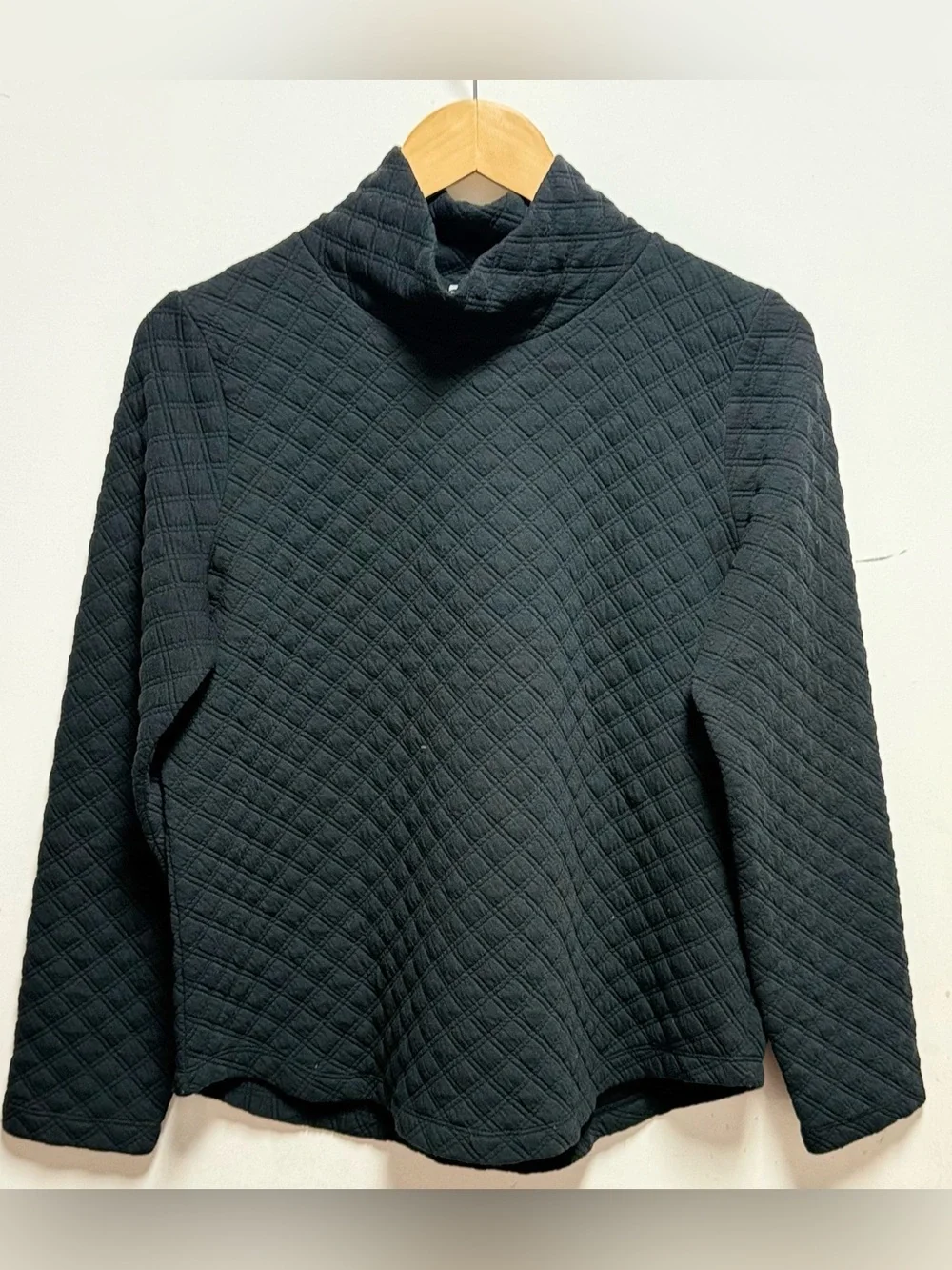 J. Crew Quilted Turtleneck Sweater